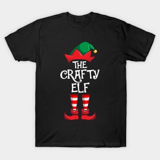 Crafty Elf Matching Family Christmas T-Shirt